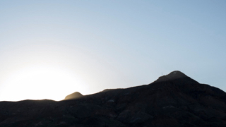 Image of M Mountain at Sunset